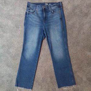 Old Navy Flare Ankle High Rise Jeans Dark Wash size 6